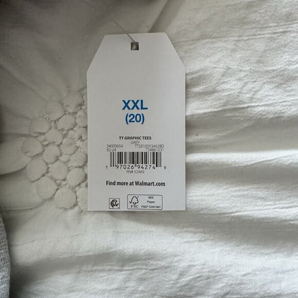 Rolling Stones Women’s T-Shirt 2XL Distressed 1975 Tour Gray NWT - Picture 7 of 11